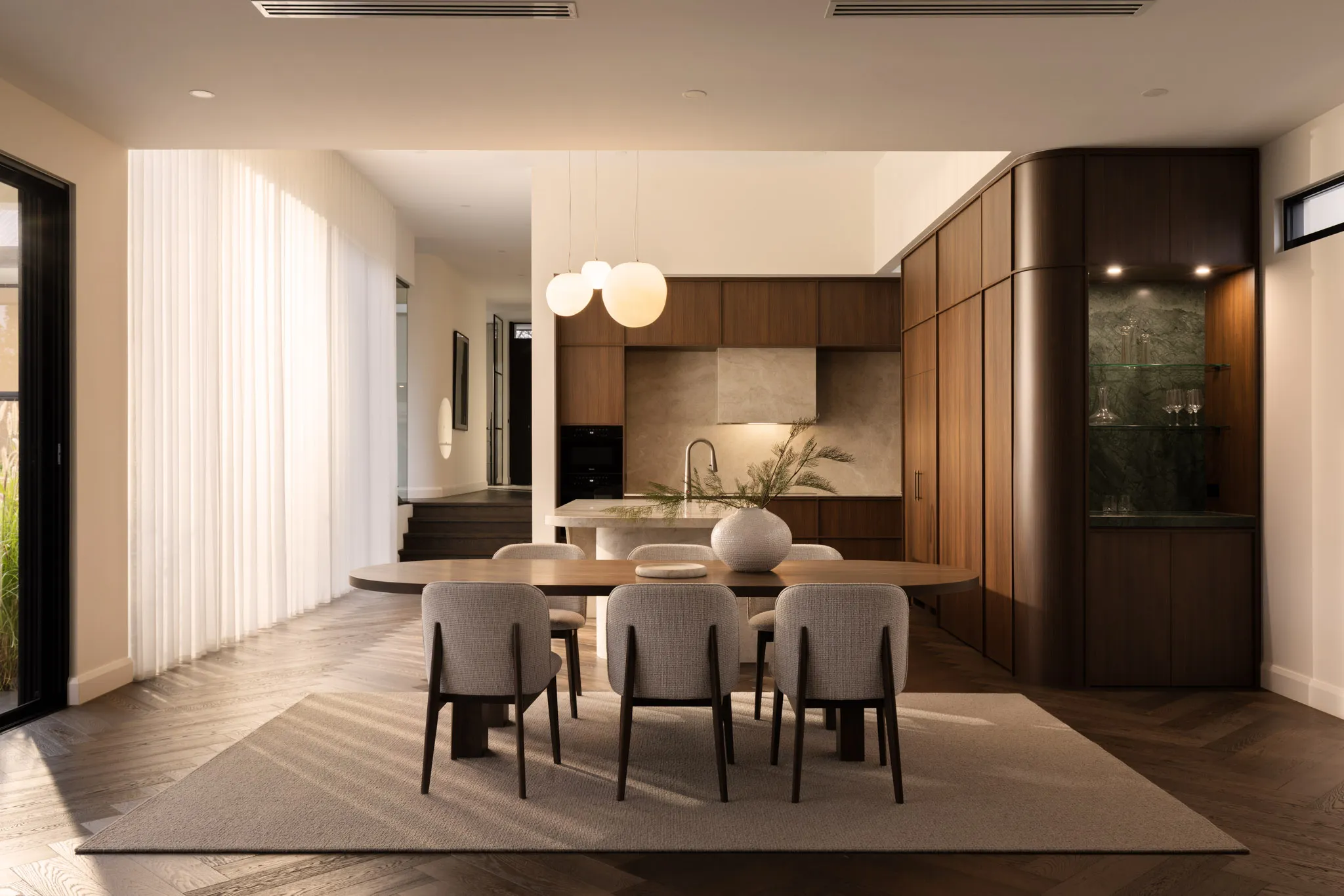 Brown Dining Room Rug